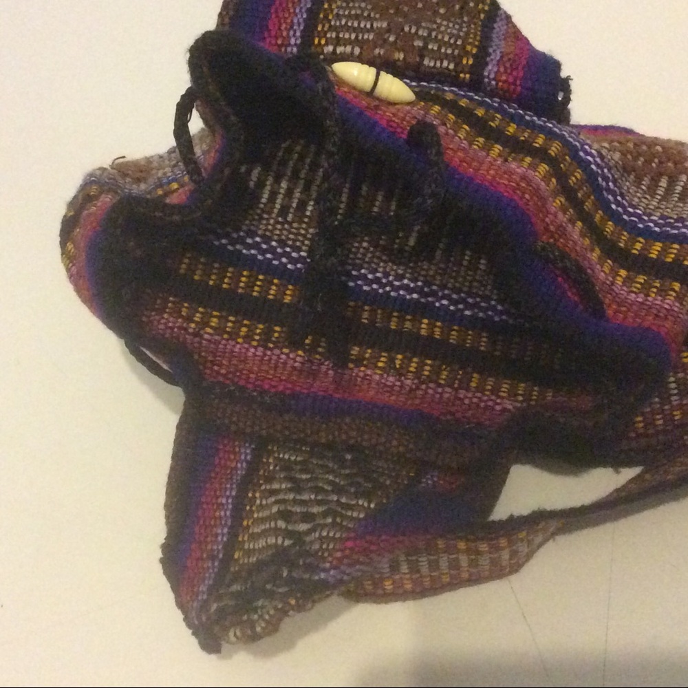 Pinzon Aztec Mexico Mini Backpack Pouch Purse Bag - image 5